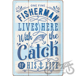 TABLICA PLAKAT 20x30 FISHERMAN CATCH 22417