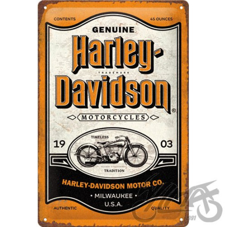 TABLICA PLAKAT 20x30 HARLEY-DAVIDSON 22419