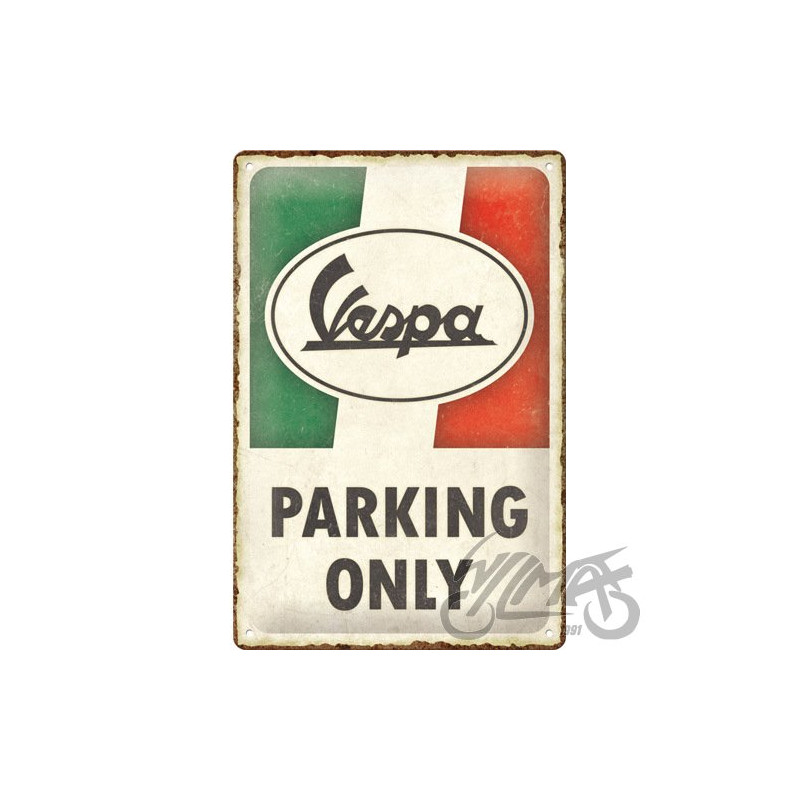 TABLICA PLAKAT 20x30 VESPA PARKING ONLY 22421