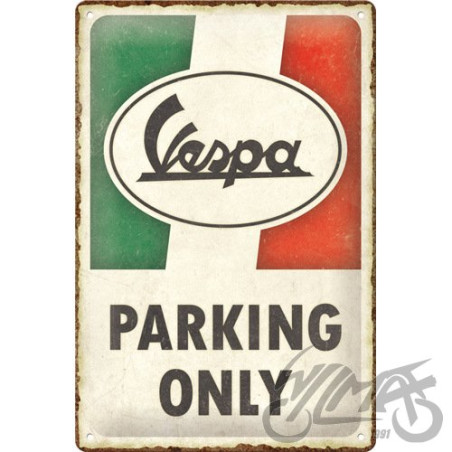TABLICA PLAKAT 20x30 VESPA PARKING ONLY 22421