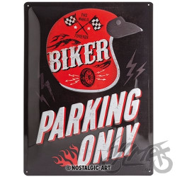TABLICA PLAKAT 30X40 BIKER PARKING 23230