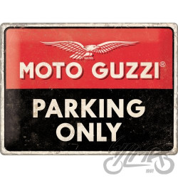 TABLICA PLAKAT 30x40 MOTO GUZZI PARKING ONLY 23261