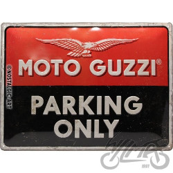 TABLICA PLAKAT 30x40 MOTO GUZZI PARKING ONLY 23261