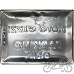 TABLICA PLAKAT 30x40 MOTO GUZZI PARKING ONLY 23261