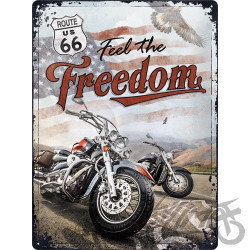 TABLICA PLAKAT 30x40 ROUTE 66 FREEDOM 23284