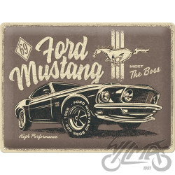 TABLICA PLAKAT 30x40 FORD MUSTANG THE BOSS 23311
