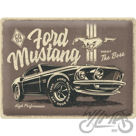 TABLICA PLAKAT 30x40 FORD MUSTANG THE BOSS 23311