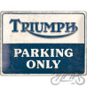 TABLICA PLAKAT 30x40 TRIUMPH PARKING ONLY 23313