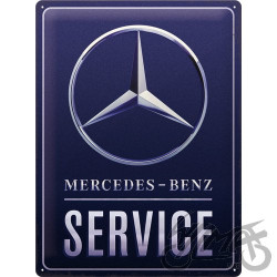TABLICA PLAKAT 30x40 MERCEDES BENZ BLUE 23318