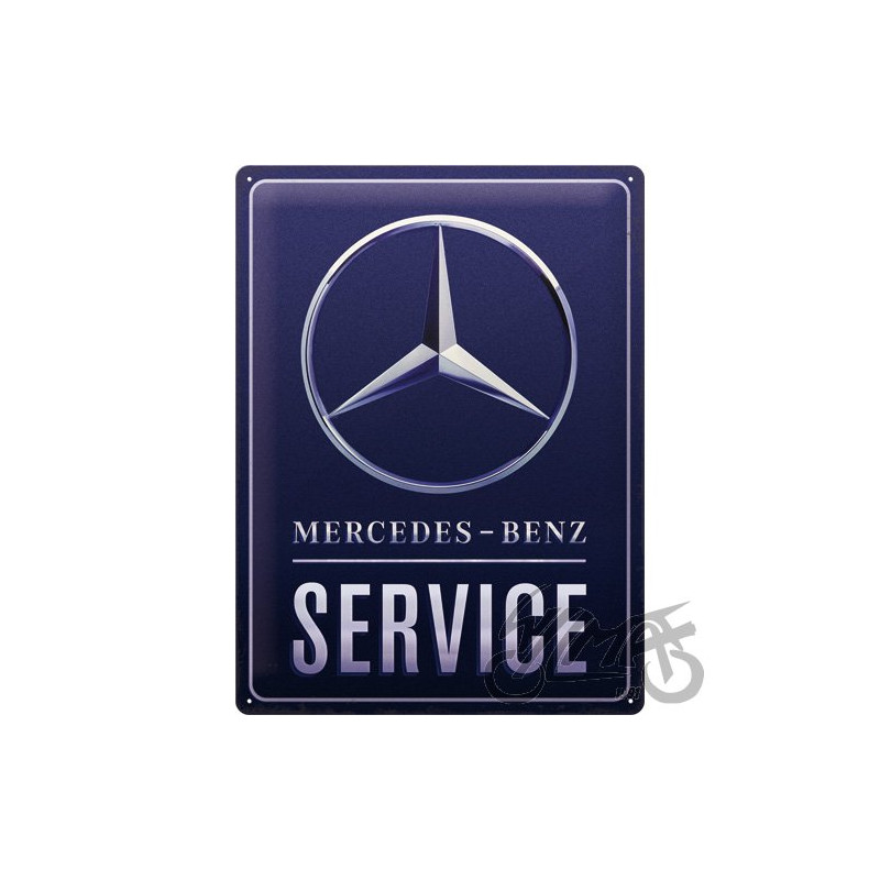TABLICA PLAKAT 30x40 MERCEDES BENZ BLUE 23318