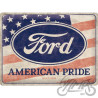 TABLICA PLAKAT 30x40 FORD AMERICAN FLAG 23319