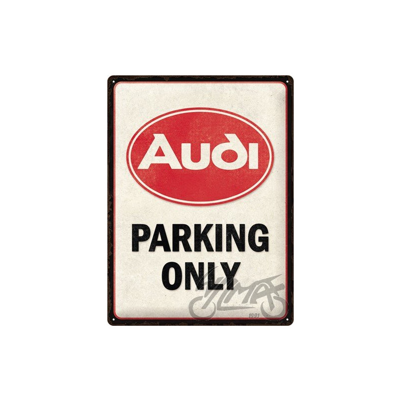 TABLICA PLAKAT 30x40 AUDI PARKING ONLY 23327