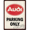 TABLICA PLAKAT 30x40 AUDI PARKING ONLY 23327