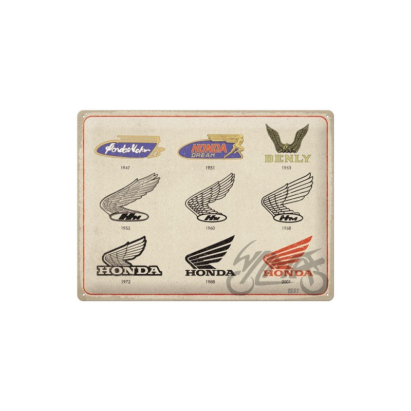 TABLICA PLAKAT 30x40 HONDA MC LOGO EVOLUTION 23336