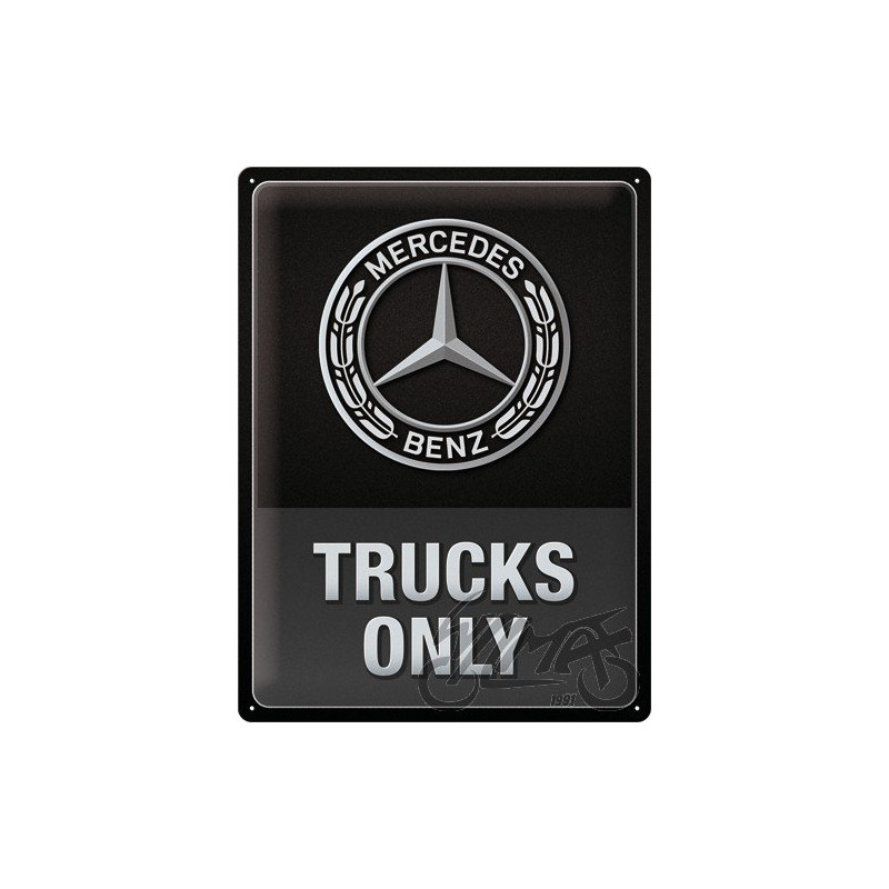TABLICA PLAKAT 30x40 MERCEDES TRUCK ONLY 23337