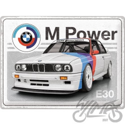 TABLICA PLAKAT 30x40 BMW M-POWER E30 SPORT 23352
