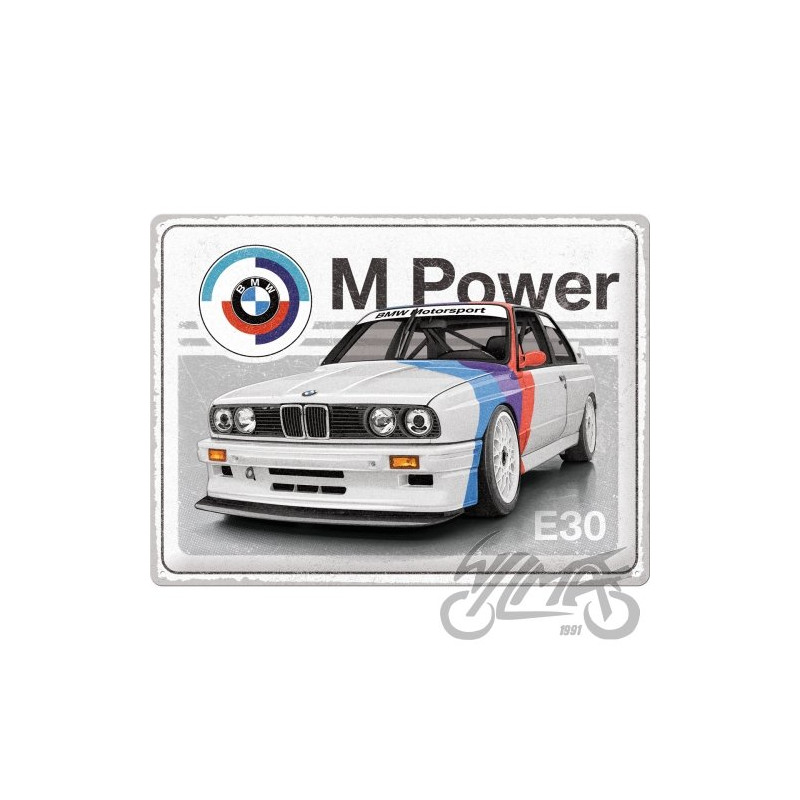 TABLICA PLAKAT 30x40 BMW M-POWER E30 SPORT 23352