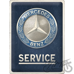 TABLICA PLAKAT 30x40 MERCEDES- BENZ EMBLEM 23357