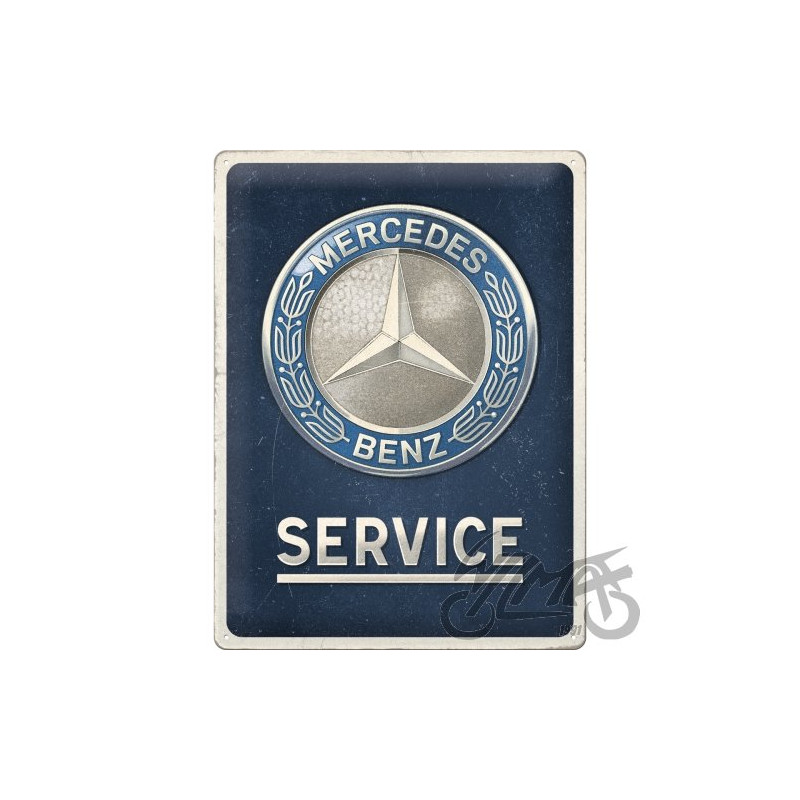 TABLICA PLAKAT 30x40 MERCEDES- BENZ EMBLEM 23357