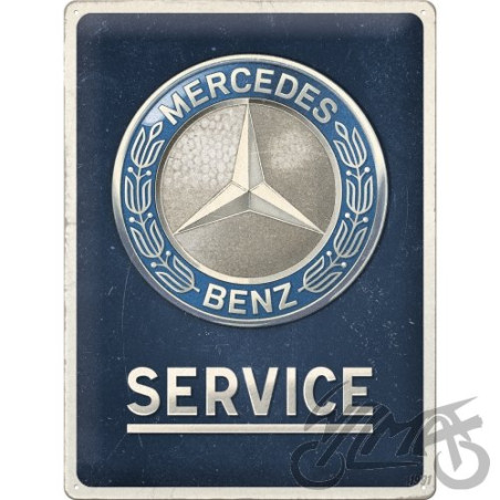 TABLICA PLAKAT 30x40 MERCEDES- BENZ EMBLEM 23357