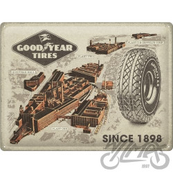 TABLICA PLAKAT 30x40 GOODYEAR FACTORIES 23361