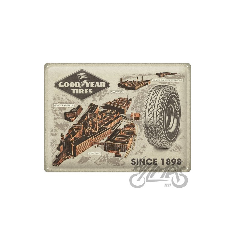 TABLICA PLAKAT 30x40 GOODYEAR FACTORIES 23361