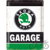 TABLICA PLAKAT 30x40 SKODA GARAGE GREEN 23367
