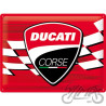 TABLICA PLAKAT 30x40 DUCATI CORSE LOGO 23372