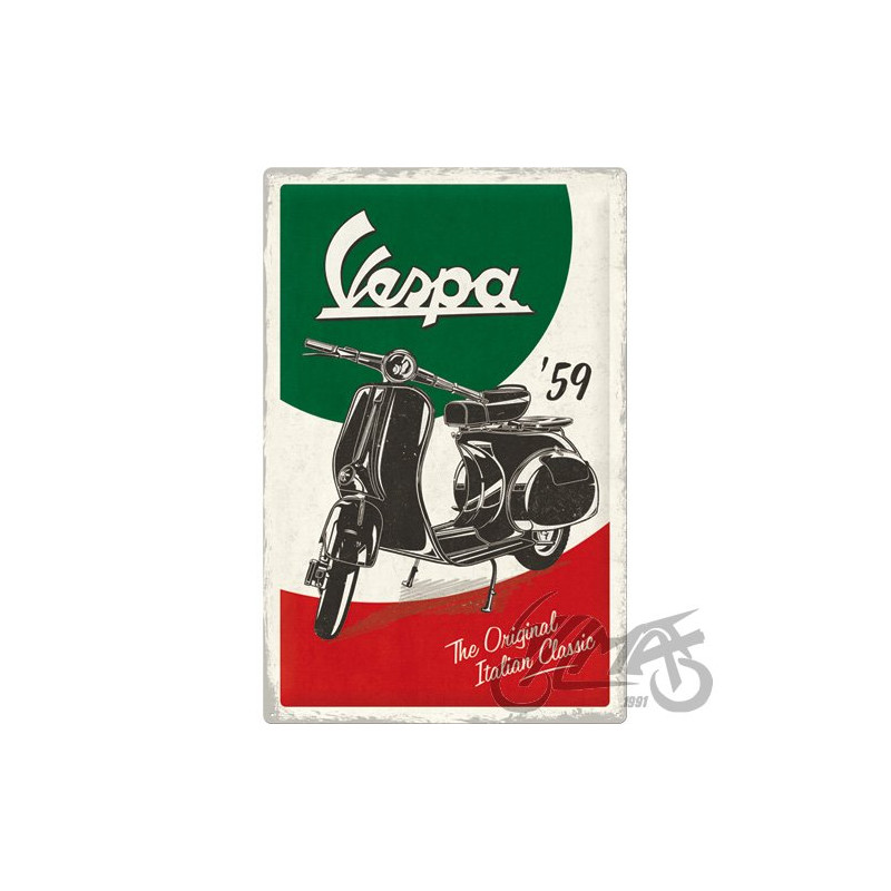 TABLICA PLAKAT 40x60 VESPA THE ITALIAN CLASS 24014