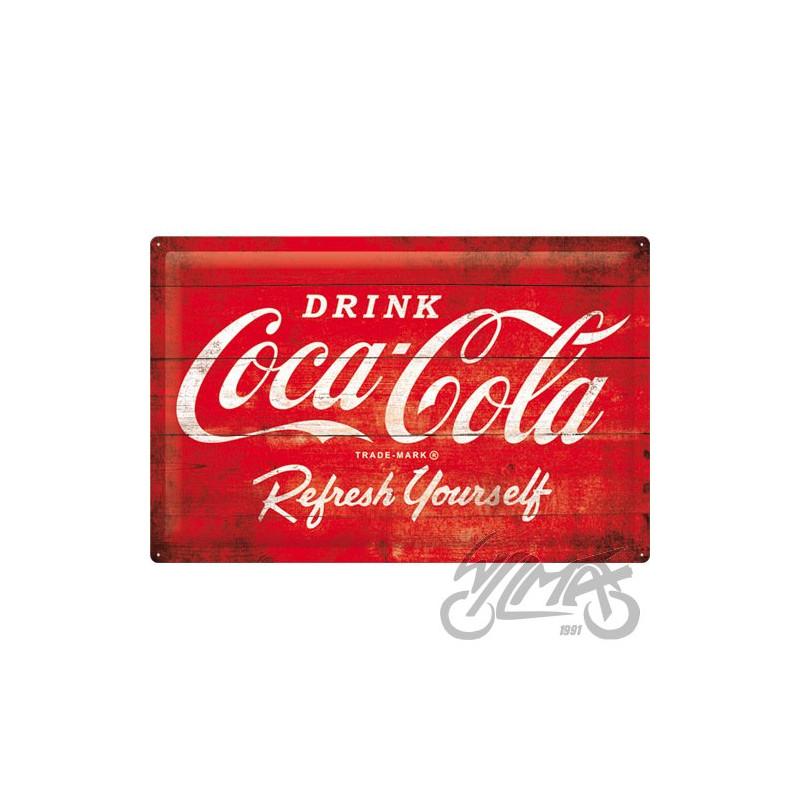 TABLICA PLAKAT 40x60 COCA-COLA LOGO RED 24019