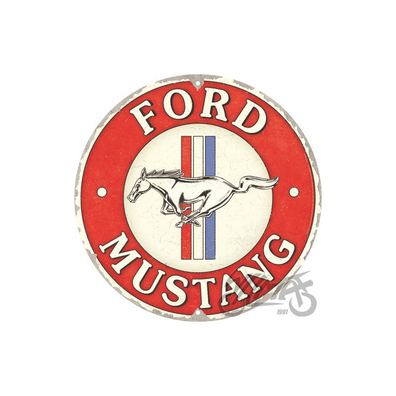 PLAKAT OKRĄGŁY 35cm FORD MUSTANG 25102