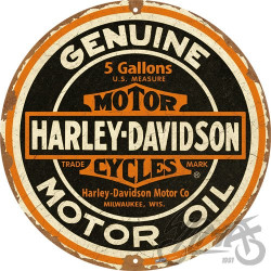 PLAKAT OKRĄGŁY 35cm HARLEY DAVIDSON 25103