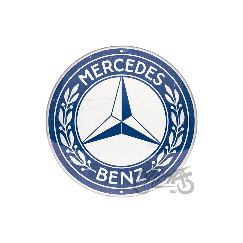 PLAKAT OKRĄGŁY 35cm MERCEDES BENZ 25105