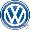 PLAKAT OKRĄGŁY 35cm VW LOGO 25106