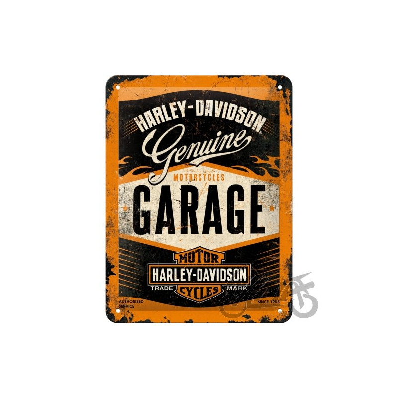 TABLICA PLAKAT 15X20 HARLEY-DAVIDSON GARAGE 26178
