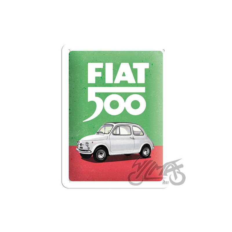 TABLICA PLAKAT 15X20 FIAT 500 ITALIAN COLOUR 26254