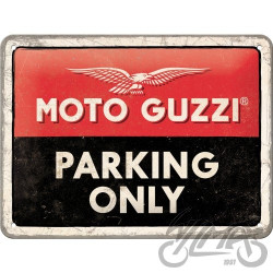 TABLICA PLAKAT 15X20 MOTO GUZZI PARKING ONLY 26256