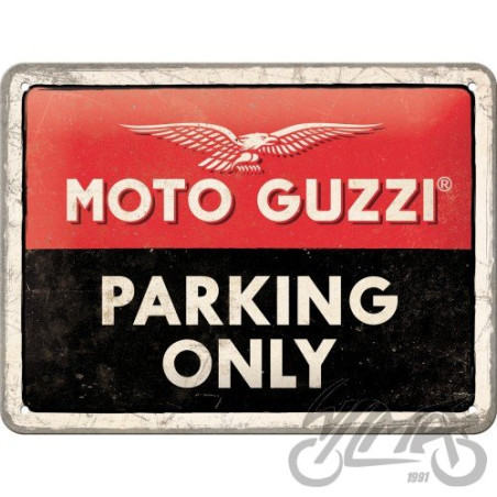 TABLICA PLAKAT 15X20 MOTO GUZZI PARKING ONLY 26256