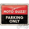 TABLICA PLAKAT 15X20 MOTO GUZZI PARKING ONLY 26256