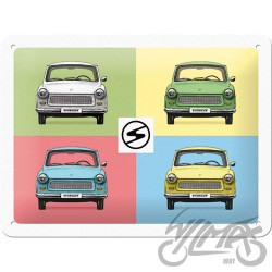 TABLICA PLAKAT 15X20 TRABANT POP ART 26258