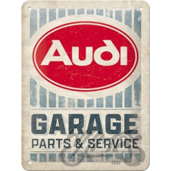 TABLICA PLAKAT 15X20 AUDI GARAGE 26263