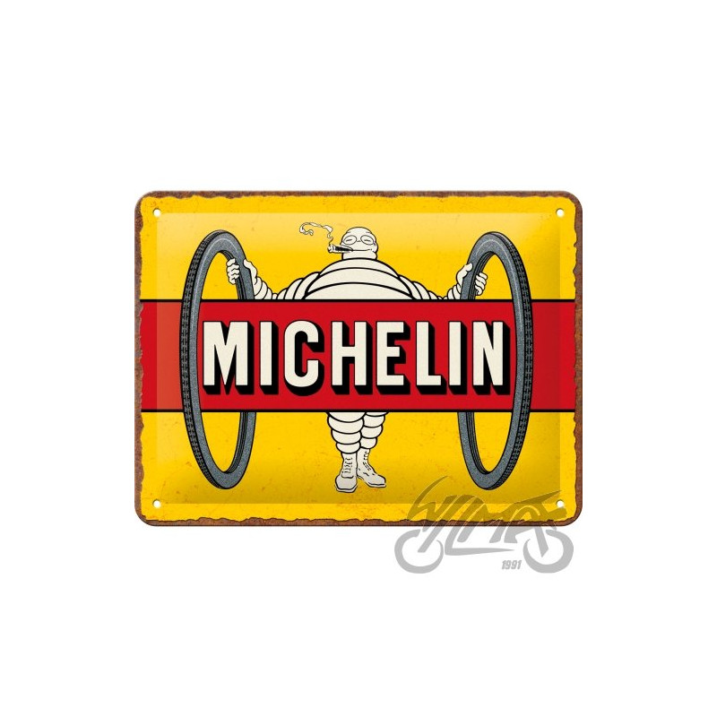 TABLICA PLAKAT 15X20 MICHELIN TYRES YELLOW 26299