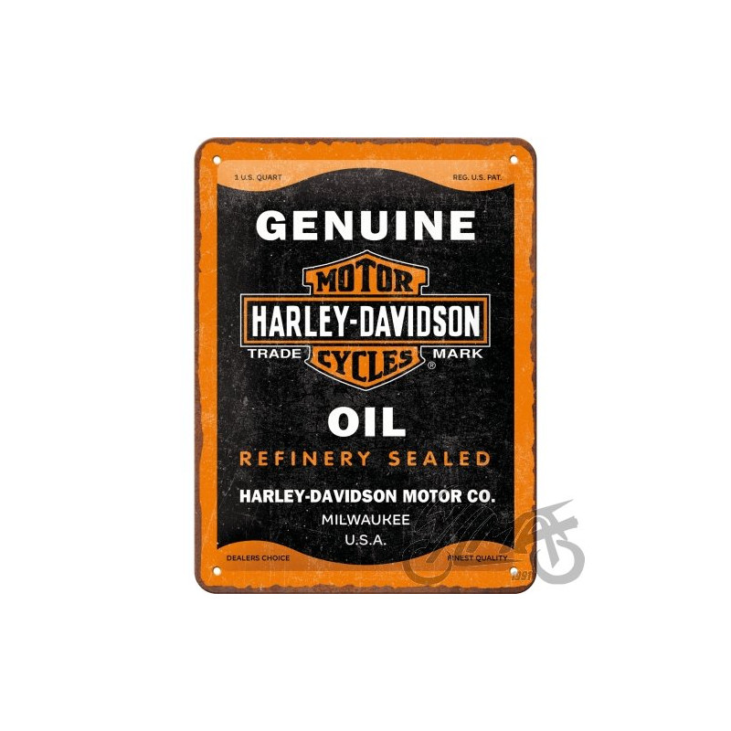 TABLICA PLAKAT 15X20 HARLEY-DAVIDSON OIL 26300