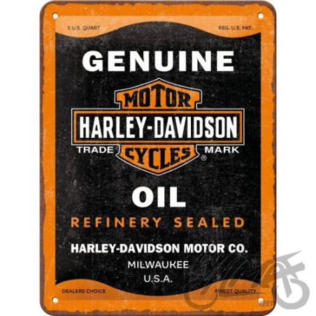 TABLICA PLAKAT 15X20 HARLEY-DAVIDSON OIL 26300
