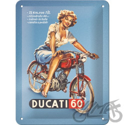 TABLICA PLAKAT 15X20 DUCATI CILINDRATA 60 26312