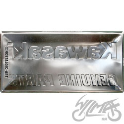 TABLICA PLAKAT 25x50 KAWASAKI GENUINE PARTS 27025