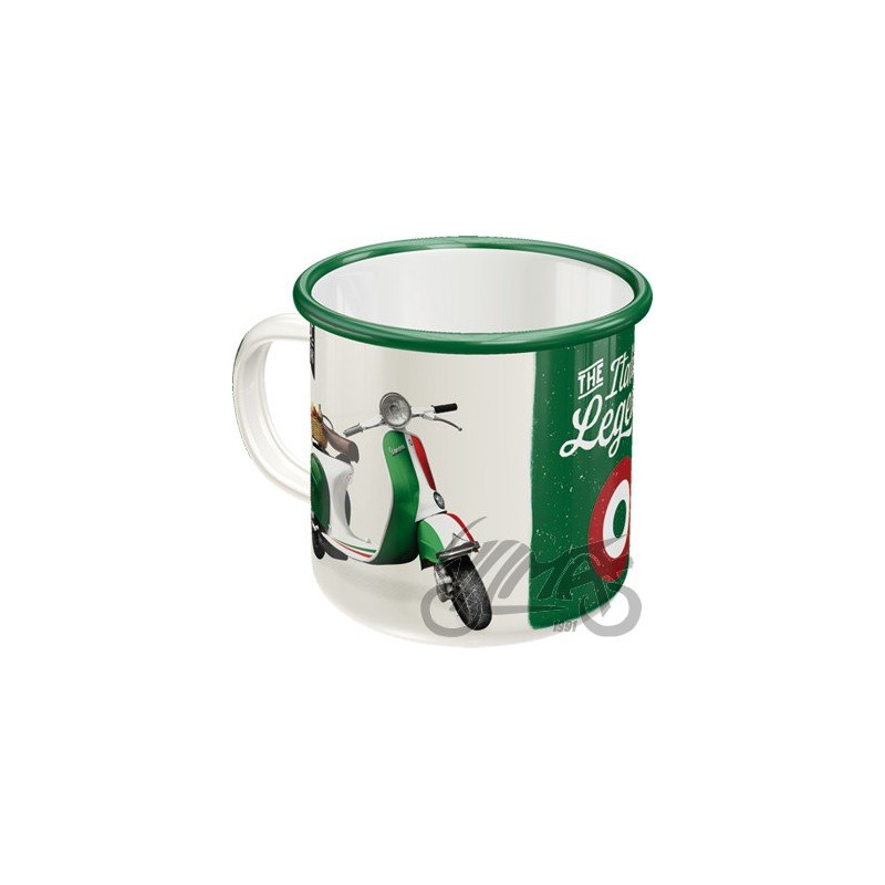 KUBEK VESPA ITALIAN EMALIOWANY 43229