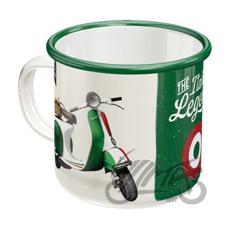 KUBEK VESPA ITALIAN EMALIOWANY 43229