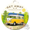 BRELOK DO KLUCZY VW BULLI LET'S GET AWAY 48027