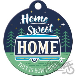 BRELOK DO KLUCZY HOME SWEET CAMPER 48035